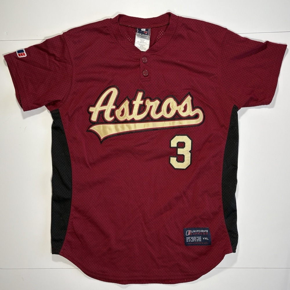 Vintage Uniforms Express‎ Houston Astros #3 MLB Jersey Youth XL